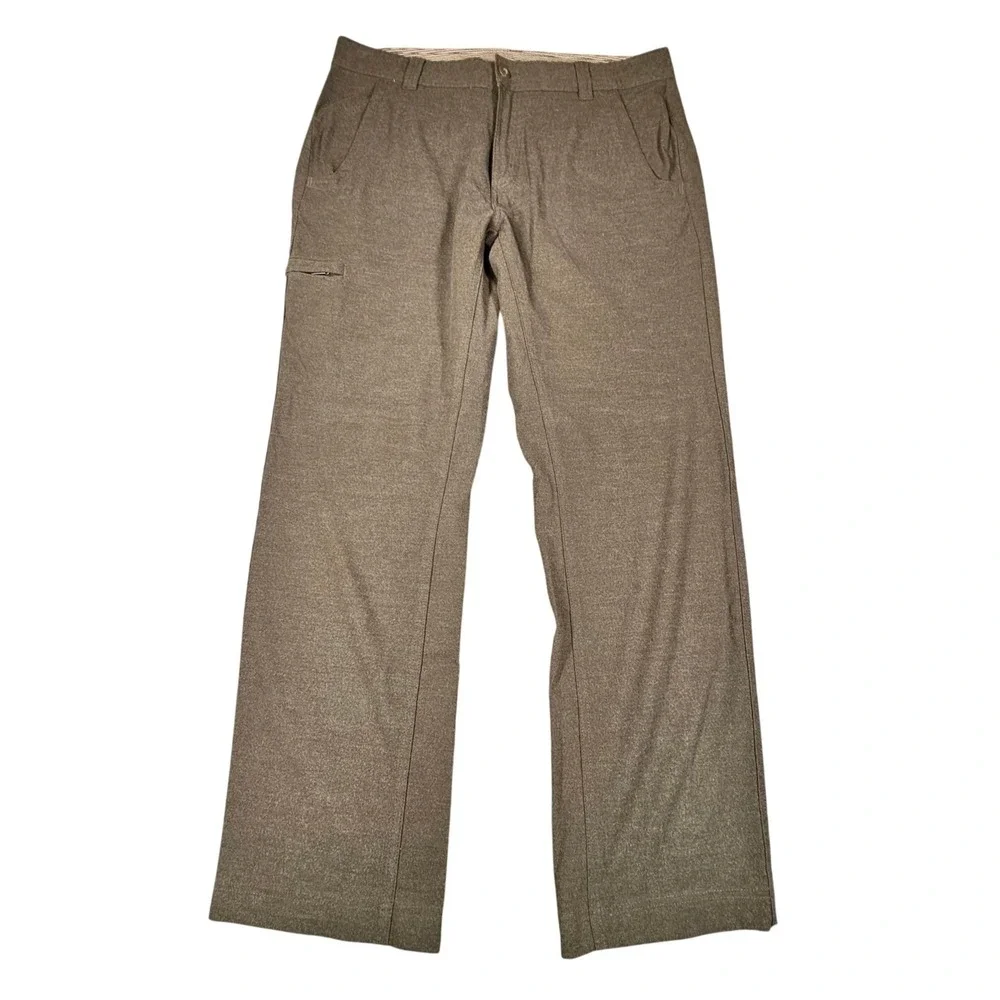 Royal Robbins Mens Pants Size 37x31 Brown Stretch Hiking Outdoor Travel Chino